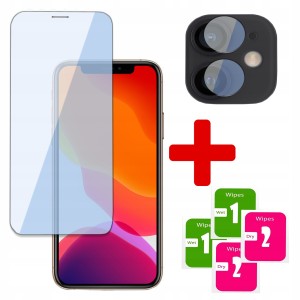 2w1 SZKŁO HARTOWANE na EKRAN + SZKŁO NA APARAT do IPHONE 12 OCHRONA 2,5D