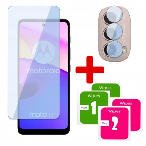 2w1 SZKŁO na EKRAN +SZKŁO NA APARAT do MOTOROLA MOTO E30 / E40 OCHRONA 2,5D