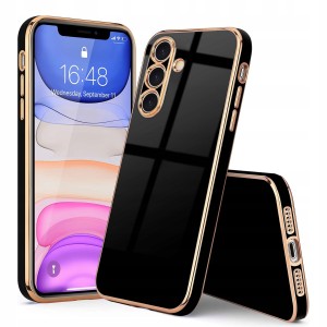 ETUI DO SAMSUNG GALAXY A57 5G GLAMOUR SILIKON OCHRONA APARATU CASE + SZKŁO