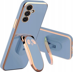 ETUI DO SAMSUNG GALAXY A57 5G GLAMOUR PANDA UCHWY 6D SILIKON CASE + SZKŁO