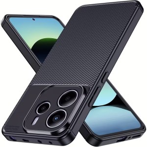 ETUI DO XIAOMI REDMI NOTE 14 5G CARBON PANCERNE SILIKON KARBON CASE + SZKŁO