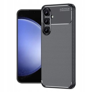 ETUI DO SAMSUNG A57 5G CARBON PANCERNE SILIKON KARBON SLIM CASE + SZKŁO