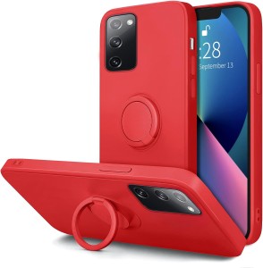 ETUI DO SAMSUNG S20 FE SILIKON KOLOR RING + SZKŁO