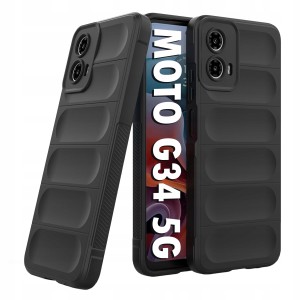 ETUI DO MOTOROLA MOTO G34 5G PANCERNE SILIKON OCHRONA APARATU COVER + SZKŁO