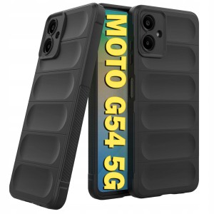 ETUI DO MOTOROLA MOTO G54 5G / Power Edition PANCERNE SILIKON COVER + SZKŁO
