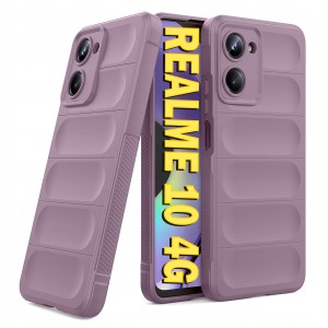 ETUI DO REALME 10 4G PANCERNE SILIKON OCHRONA APARATU COVER SLIM + SZKŁO