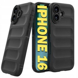 ETUI DO IPHONE 16 PANCERNE SILIKON OCHRONA APARAT COVER CASE + SZKŁO
