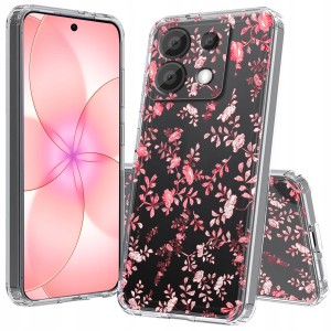 ETUI DO XIOAMI REDMI NOTE 13 PRO 4G / POCO M6 PRO 4G CLEAR KWIATY SILIKON