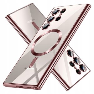 ETUI DO SAMSUNG GALAXY S24 ULTRA SILIKON MAGNETYCZNE DO MAGSAFE RAMKA CASE