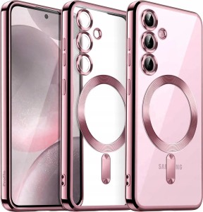 ETUI DO SAMSUNG GALAXY A34 5G SILIKON MAGNETYCZNE DO MAGSAFE RAMKA + SZKŁO