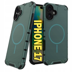 ETUI DO IPHONE 17 PANCERNE 360 MATT MAGNETYCZNE DO MAGSAFE OCHRONA + SZKŁO