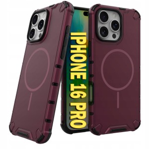 ETUI DO IPHONE 16 PRO PANCERNE 360 MAGNETYCZNE DO MAGSAFE OCHRONA + SZKŁO