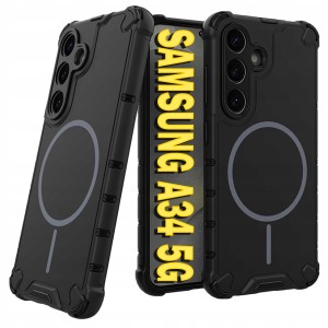 ETUI DO SAMSUNG A34 5G PANCERNE 360 MAGNETYCZNE DO MAGSAFE OCHRONA + SZKŁO