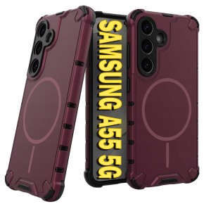 ETUI DO SAMSUNG A55 5G PANCERNE 360 MAGNETYCZNE DO MAGSAFE OCHRONA + SZKŁO