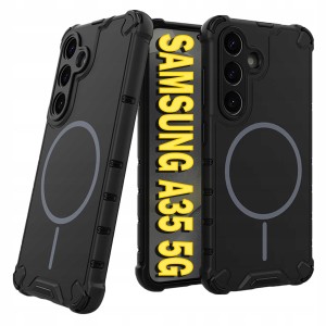 ETUI DO SAMSUNG A35 5G PANCERNE 360 MAGNETYCZNE DO MAGSAFE OCHRONA + SZKŁO