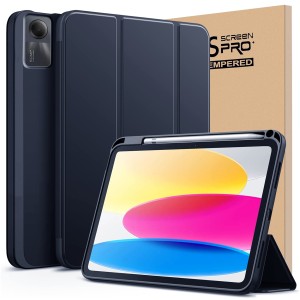 ETUI DO XIAOMI REDMI Pad SE 11" Z KLAPKĄ CASE z Uchwytem na Rysik + SZKŁO