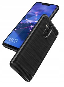 ETUI DO HUAWEI MATE 20 LITE CARBON CASE SLIM+SZKŁO