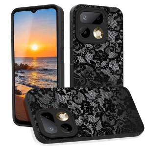 Etui do Realme 16 Pro Plus 5G Silikon Ochrona Aparatu KORONKA CZARNY CASE
