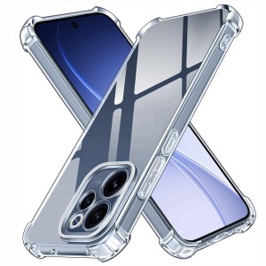 Etui do Oppo Reno 15 F / 15 FS Silikon Clear Anti Shock OCHRONA + SZKŁO