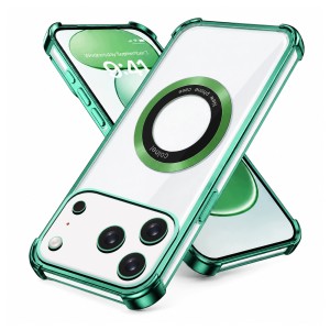 Etui do iPhone 17 Pro Max Silikon MAGNETYCZNE do MAGSAFE Ramka Case + SZKŁO