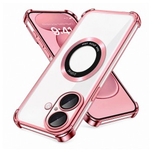 Etui do iPhone 17 Silikon MAGNETYCZNE do MAGSAFE ANTI-SHOCK Case + SZKŁO