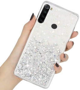 ETUI BROKAT DO REDMI NOTE 8T GLITTER CASE + SZKŁO
