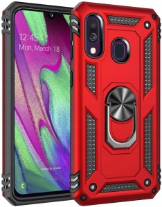 ETUI PANCERNE RING CASE DO SAMSUNG A40 + SZKŁO