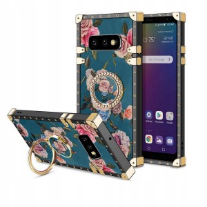 ETUI SAMSUNG GALAXY S10E RÓŻE RING CASE + SZKŁO