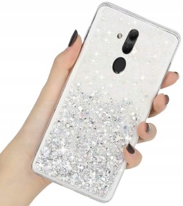 ETUI BROKAT DO HUAWEI MATE 20 LITE GLITTER + SZKŁO