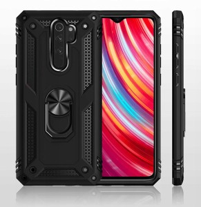 ETUI PANCERNE RING DO XIAOMI REDMI NOTE 8 PRO + SZKŁO