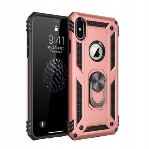 ETUI PANCERNE ARMOR RING CASE DO IPHONE X XS + SZKŁO