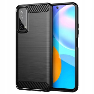 ETUI DO HUAWEI PSMART 2021 CARBON CASE SLIM +SZKŁO
