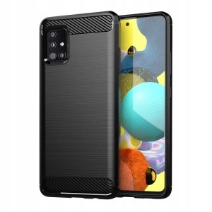 ETUI DO SAMSUNG GALAXY M51 CARBON CASE SLIM +SZKŁO