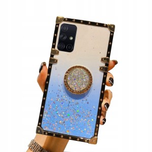 ETUI DO SAMSUNG A51 MOCNE BROKAT RING CASE + SZKŁO