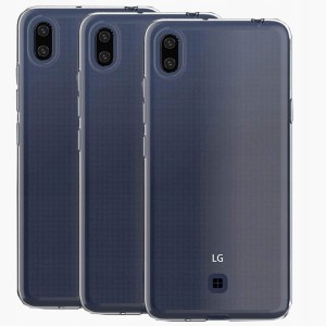 3x ETUI SLIM CASE PRZEZROCZYSTE DO LG K20 1MM