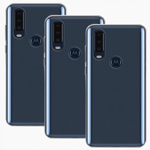 3x ETUI SLIM CASE PRZEZROCZYSTE DO MOTO P40 POWER