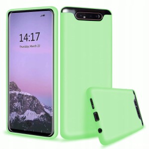 ETUI DO SAMSUNG A80 SILIKON KOLOR SOFT CASE +SZKŁO