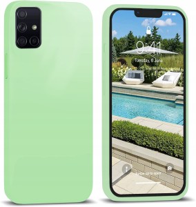 ETUI DO SAMSUNG A51 SILIKON KOLOR SOFT CASE +SZKŁO