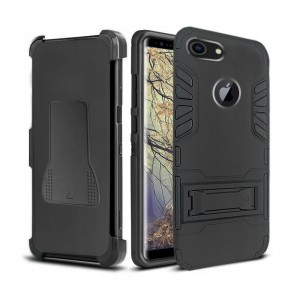 PANCERNE ETUI Z KLIPSEM DO IPHONE 7 COMBO BLACK