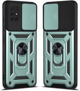 ETUI PANCERNE DO SAMSUNG A51 SLIDE RING + SZKŁO