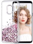 ETUI DO SAMSUNG S9 BROKAT LIQUID SILIKON BROKATOWE GLITTER CASE + FOLIA
