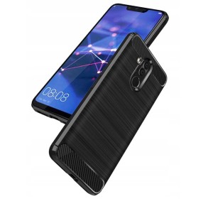 ETUI DO HUAWEI MATE 20 LITE CARBON CASE SLIM+SZKŁO