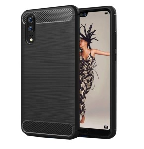 ETUI DO HUAWEI P20 CARBON CASE SLIM+SZKŁO