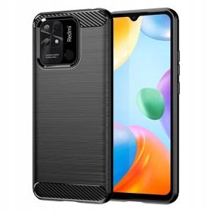 ETUI DO XIAOMI REDMI 10C CARBON CASE SLIM + SZKŁO