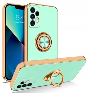 ETUI GLAMOUR RING DO SAMSUNG A33 5G SILIKON +SZKŁO