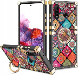 ETUI GLAMOUR DO HUAWEI P30 LITE RING CASE + SZKŁO