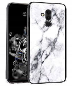 ETUI SZKLANE MARMUR DO HUAWEI MATE 20 LITE + SZŁKO