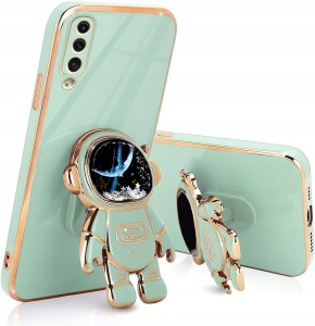 ETUI ASTRONAUT DO SAMSUNG A7 2018 SILIKON + SZKŁO