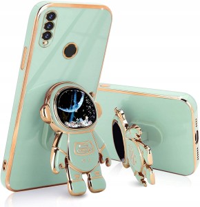 ETUI ASTRONAUT DO HUAWEI P30 LITE GLAMOUR UCHWYT PODSTAWKA SILIKON + SZKŁO