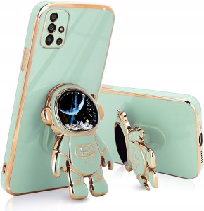 ETUI ASTRONAUT DO SAMSUNG A51 5G SILIKON + SZKŁO